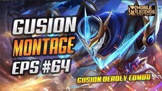 GUSION HANDS SPEED LVL 9999 ⚡️⚡️⚡️ | GUSION MONTAGE #65 | RANK HIGHLIGHTS | MOBILE LEGENDS BANG BANG