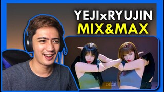 [MIX & MAX] 'Break My Heart Myself' covered by ITZY YEJI & RYUJIN REACTION | Studio Choom