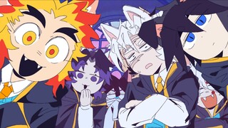 【鬼灭之刃/描改/半成品】原来是柱啊，我还以为是猫猫呢