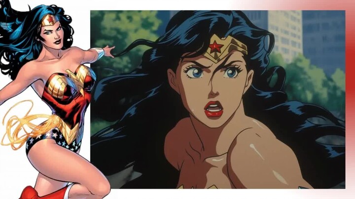 If DC was a Japanese anime company in the 1990s [AI]