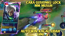 cara gusionku lock mm musuh, auto win kalau udah gini