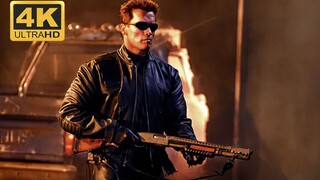 【4K】"Terminator 3" T-850 wonderful battle highlights, full of high energy