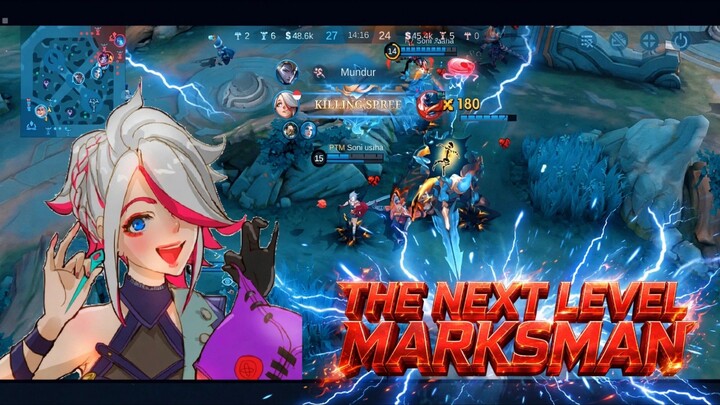 Kekuatan Jarum Melissa membuat lawan terkapar | MLBB MOBILE LEGEND
