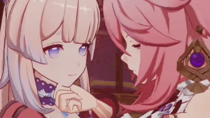 [ Genshin Impact Dubbing ]♡The verbal battle between Shinkai and Miko♡