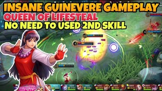 INSANE GUINEVERE GAMEPLAY | CRAZY GUINEVERE | MLBB