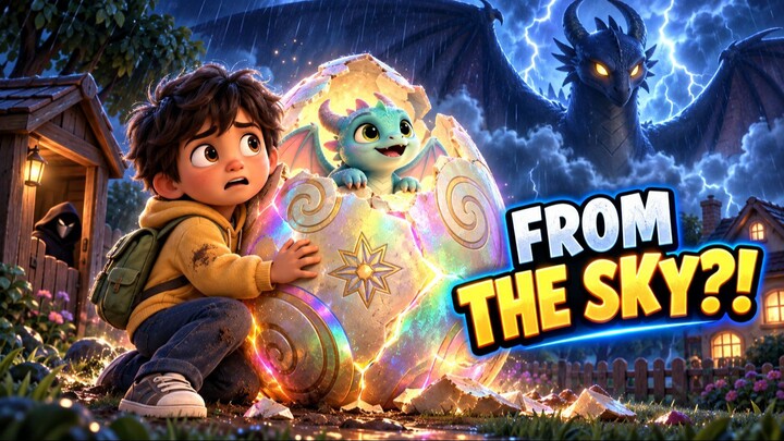 A Giant Dragon Egg Fell From the Sky! 🐉✨ | Magical Kids Story