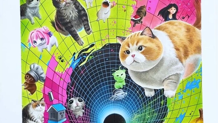 تصميم نان يي، فنانة موهوبة في استوديو الرسم