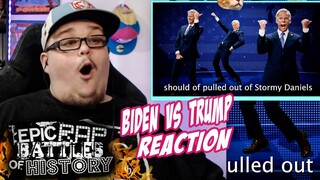Donald Trump vs Joe Biden. Epic Rap Battles Of History REACTION!! 🔥