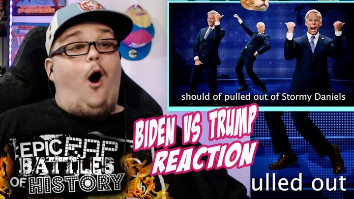 Donald Trump vs Joe Biden. Epic Rap Battles Of History REACTION!! 🔥