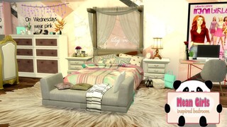 Mean Girls inspired Bedroom - TS4 [SPEED BUILD]