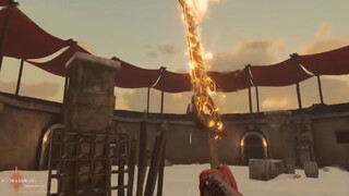 [Permainan]Bermain pedang di game aksi VR|<Blade and Sorcery>