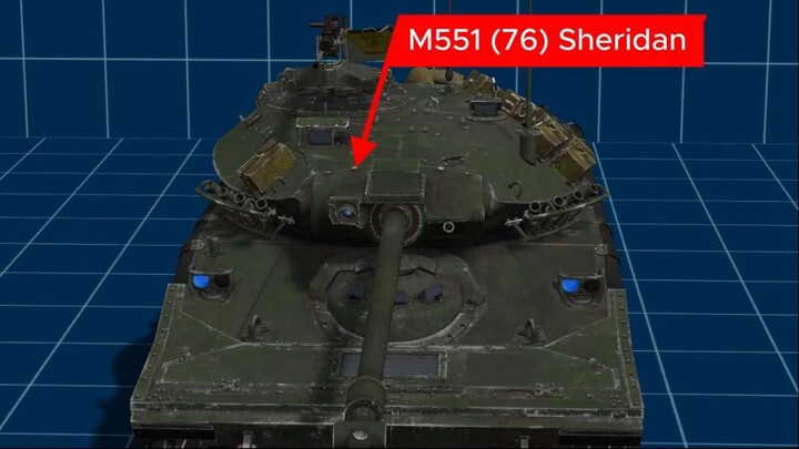 Meriam Tank Ringan M551 Sheridan