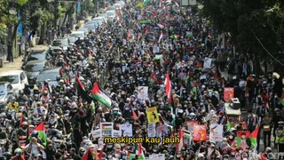 Lagu supporter Maroco untuk Palestina.