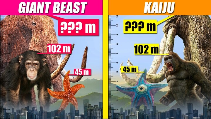 Giant Beast and Kaiju Size Comparison 3 | SPORE