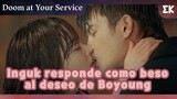 [#DoomatYourService] Inguk responde como beso al deseo de Park Boyoung | #EntretenimientoKoreano