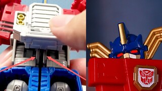 You fit! Why not! Transformers Legacy Evolution A version Optimus Prime repair reference