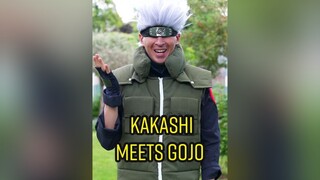 Kakashi meets Gojo anime naruto kakashi jujutsukaisen gojousatoru manga fy