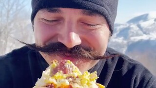 Pancake sosis dan telur