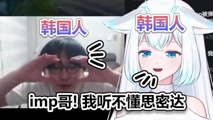 两个韩国人，讲中文，听不懂思密达