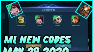 ML New Codes/MPL Drop Codes/May 29 2020