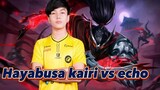 Hayabusa ni kairi binuhat ang team onic laban sa echo