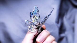 [Life] Epoxy Handcraft: A Shiny Butterfly Brooch