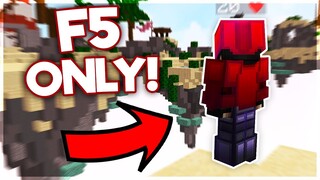 Bedwars but in F5 | Hypixel Bedwars