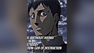 bertholdt bertholdthoover hoover bertholdtedit bertholdthooveredit aot titanshifter colossaltitan titan fyp fypシ edit fypage anime animeedit aotedit animefyp aotfyp animetiktok aottiktik animerecommen