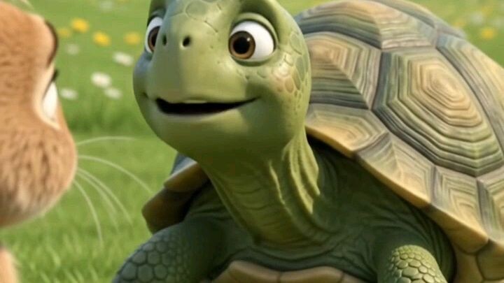 🐢 Slow and steady always wins the race! 🐰A timeless classic brought to life! Watch how a cocky