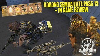 ELITE PASS SEASON 15 IN GAME FULL REVIEW! MUSUHNYA RATA DI SAPU BADAI PASIR! FREE FIRE