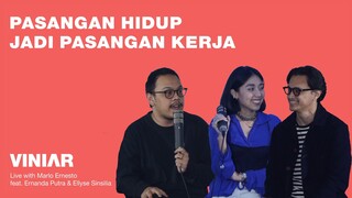 Pasangan Hidup Jadi Pasangan Kerja. |  #VINIAR Live Hosted by Marlo feat. Ernanda & Esinsilia.