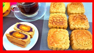 Cách làm Bánh Trung Thu Nhân Khoai Môn Trứng Muối - vỏ mềm tan ngon tuyệt | Bếp xinh food