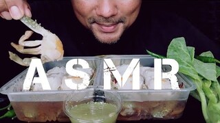 ASMR:CRAB(EATING SOUNDS)|COCO SAMUI ASMR #กินโชว์ปูม้าดองน้ำปลา