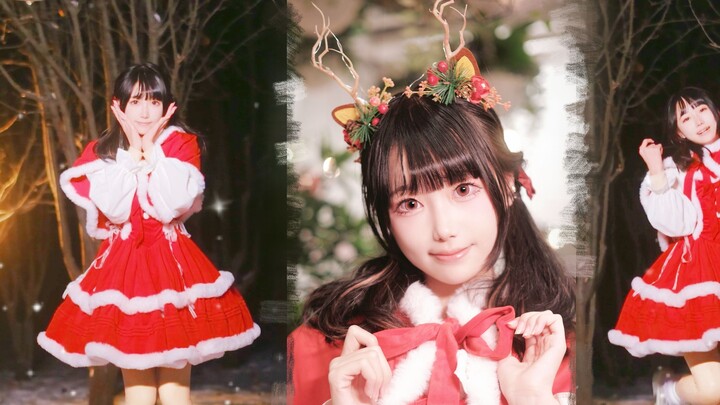 【Rapeseed】Edisi terbatas Natal❤️Menari di salju di malam hari! Salju! Sihir sungguhan [4k]❄️Bagus! S