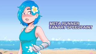 META RUNNER - WRONG WARP // SPEEDPAINT