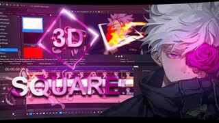 3d Spinning Square Tutorial Sony Vegas pro [Look in description]