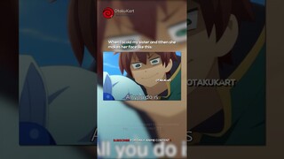 When I scold my sister and tthen she makes her face like this 😆 #anime #animeedits #shorts