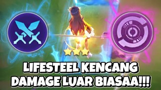 RUBY TITAN ASSASIN!! LIFESTEEL KENCANG DAMAGE LUAR BIASA!! COMBO META MAGIC CHESS MOBILE LEGENDS