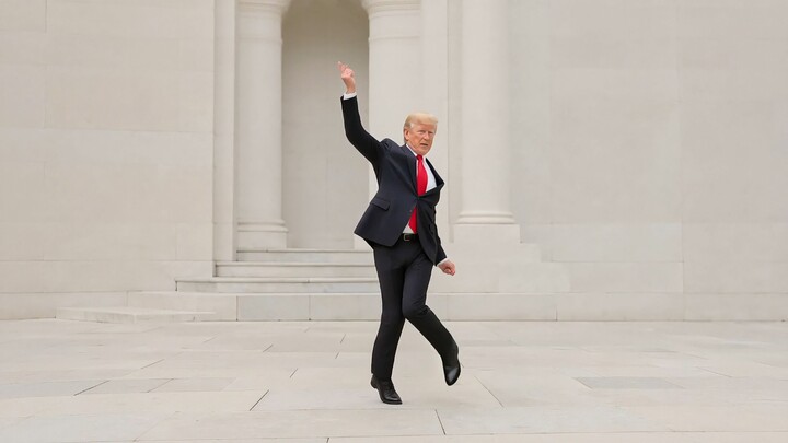 Cực lạc tịnh độ, nhưng lại là Trump