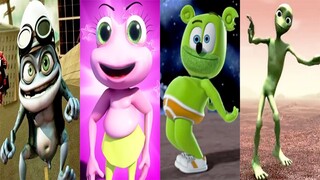 Dame Tu Cosita VS Dame La Gomita VS Crazy Frog VS El Baile del Sapito VS Me Kemaste - NormalFastVery