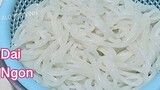 Không uổng phí khi xem video này để biết Cách Làm BÁNH CANH tại nhà ngon như chợ bán/Rice cake soup