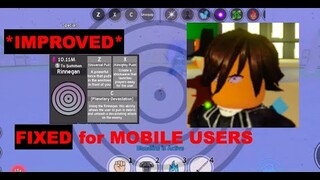 Rinnegan Improved & *FIXED* for mobile phone users +Shoutouts|Roblox Anime Fighting simulator