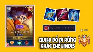 TOP 1 Zuka Cầm Zuka Đi Rừng Mùa 15 Với Lối Lên Trang Bị Khắc Chế Lindis Huỷ Diệt Rank Cao Thủ 107*