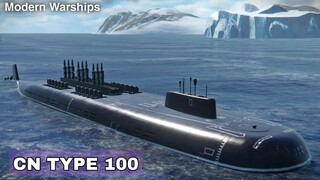 Modern Warships: CN TYPE 100 future submarine in action.