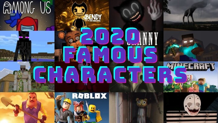Among Us, Bendy, Cartoon Cat -  2020's Famous Characters