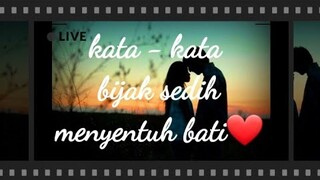 kata - kata bijak sedih menyentuh hati ❤️