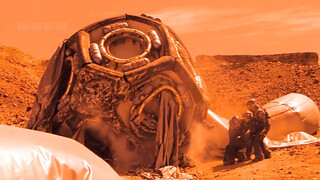 宇航员来到火星后惊恐的发现，没想到这颗星球上的空气竟然是可以呼吸的