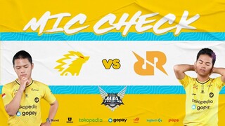 ONIC VS RRQ HOSHI  - THE ULTIMATE MIC CHECK MPL ID SEASON 9 WEEK 6