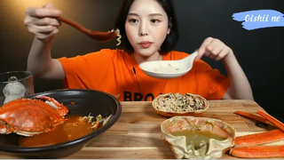 Cơm trộn gạch cua, cua tuyết, mì ghẹ 9 #amthuc