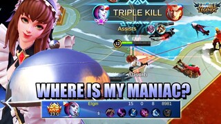 WHERE IS MY MANIAC? - FUNNY GAMEPLAY - Mobile Legends: Bang Bang